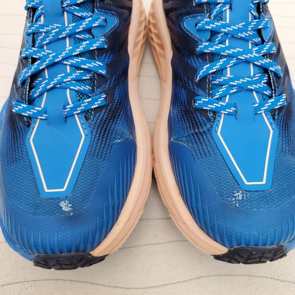 Hoka One One Womens Speedgoat 4 1106527 Blue Trail Running Shoes Sneakers Sz 6.5 - Picture 4 of 14